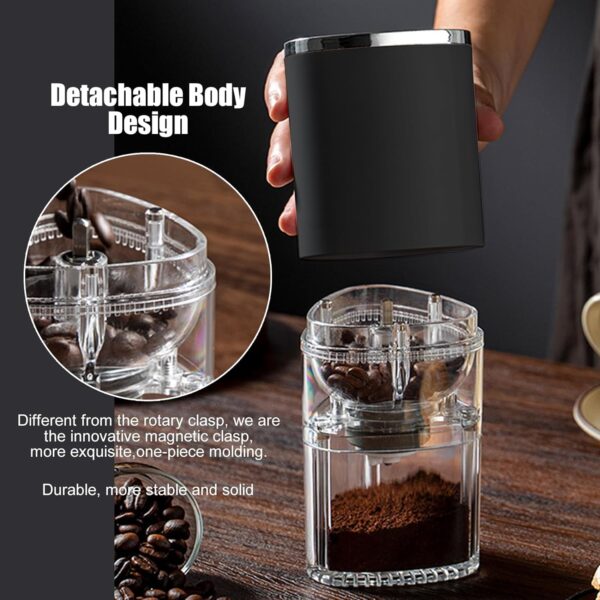 Electric Coffee Grinder INEEDU with Adjustable Grind Size - Image 5