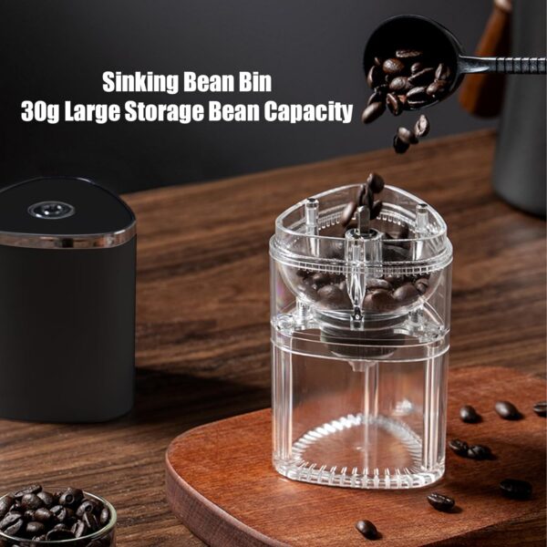 Electric Coffee Grinder INEEDU with Adjustable Grind Size - Image 3